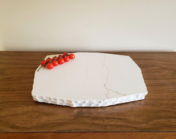 CUTTING BOARD. Calcutta Large. Quartz Cutting Board Etsy