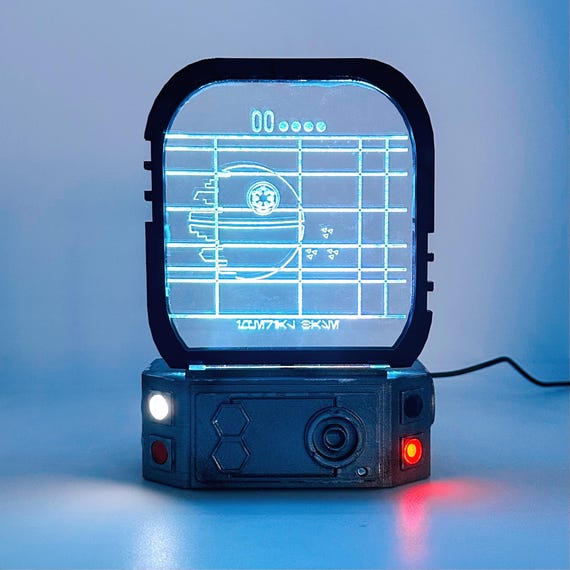Star Wars Inspired Tabletop LED Acrylic Display