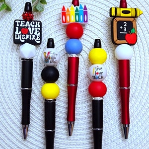 End of Year Teacher Gift Ideas Pens Keychains Silicone -  in