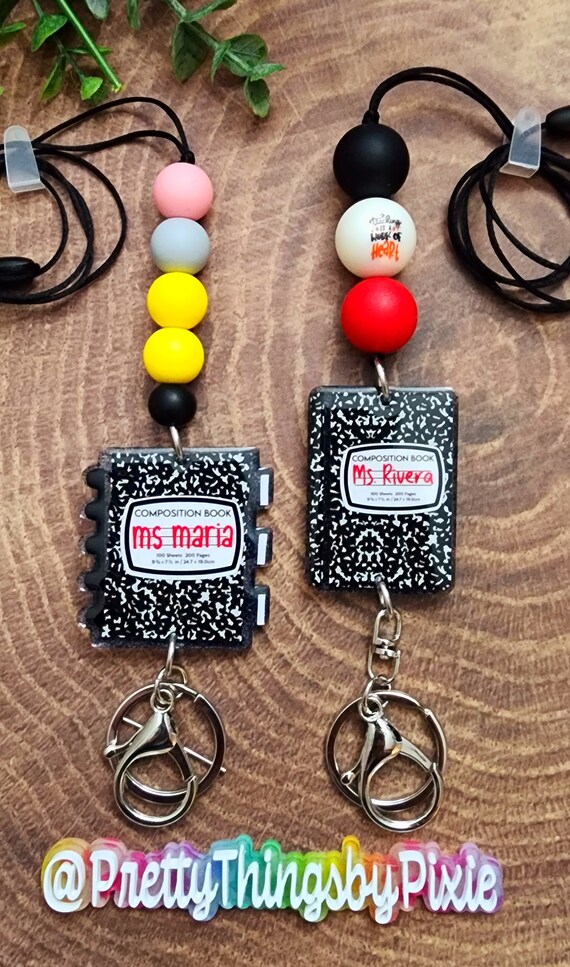 Landical 6 Sets Back To School Appreciation Gifts Best Teacher Ever Keychains Classroom Pencil Stress Balls Cute Pencil Badge Reel Retractable Holders Tags For Math Teacher Educators Birthday Gifts At Men's