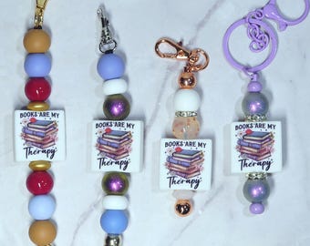 Correa de silicona con cuentas para lector electrónico / Accesorios para amantes de los libros / Accesorios para lectores de libros / Llavero para libros / Amante de los libros