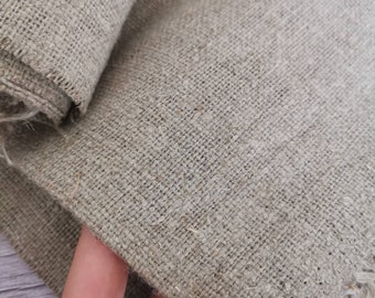 Rough Linen Fabric By The Meter: Heavyweight linen, LIN22