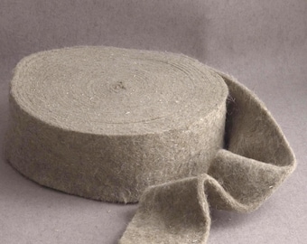 Natural Flax Fiber Insulation Roll, 10cm x 7m