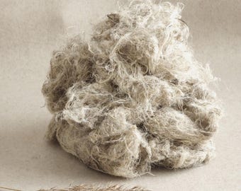 Hemp filling material, natural hemp fiber, 300g and 600g packs