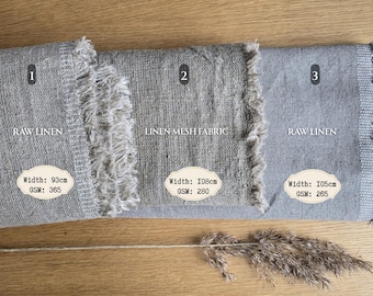 Linen- Raw Heavyweight Fabric
