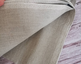 Raw linen fabric, DIY linen fabric, 100% Natural linen fabric, Natural Luxury linen, unDyed, Rustic weave #002