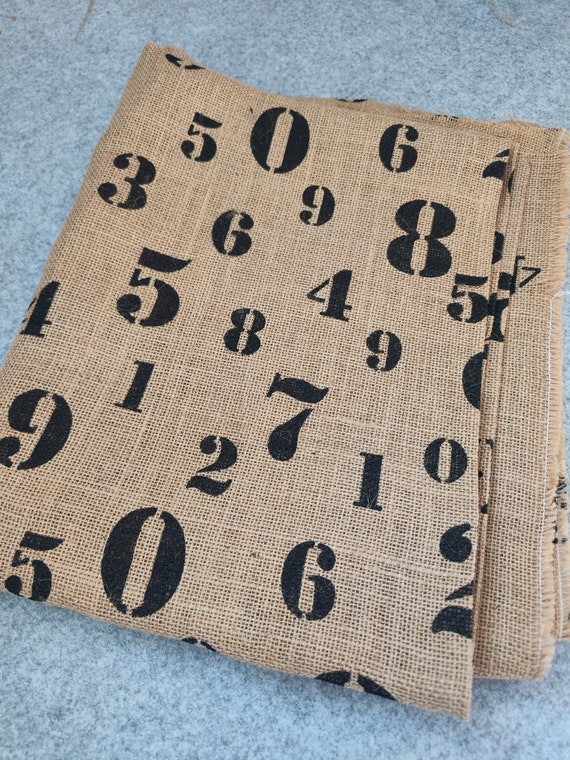 Tissu de jute en jute à impression numérique toile de jute