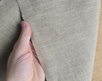 Raw Linen Canvas: wide 175cm/ 68.9 inch