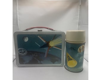 Vintage Satellite Lunchbox And Thermos 1958 By Thermos