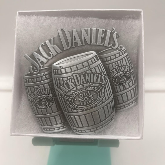 Jack Daniel's Old No 7 Whiskey Barrels Alcohol Belt Buckle
