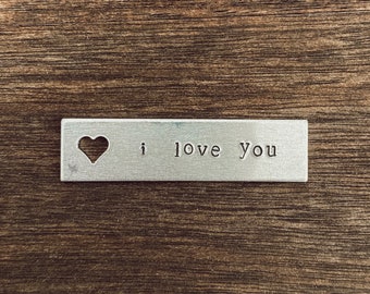 I Love You Keychain, Valentine's Day Gift