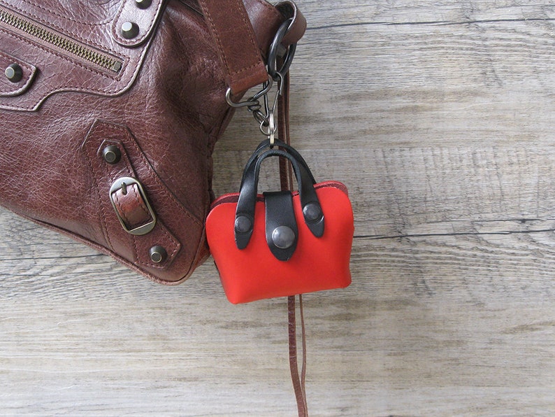 Mini Handbag Dog Poop Bag Holder Dog Waste Bag Holder in Red - Etsy