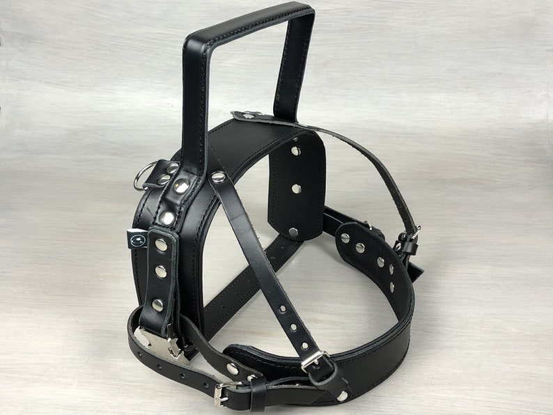 Service Dog Harness for Bracing, Pulling and Mobility Support wi