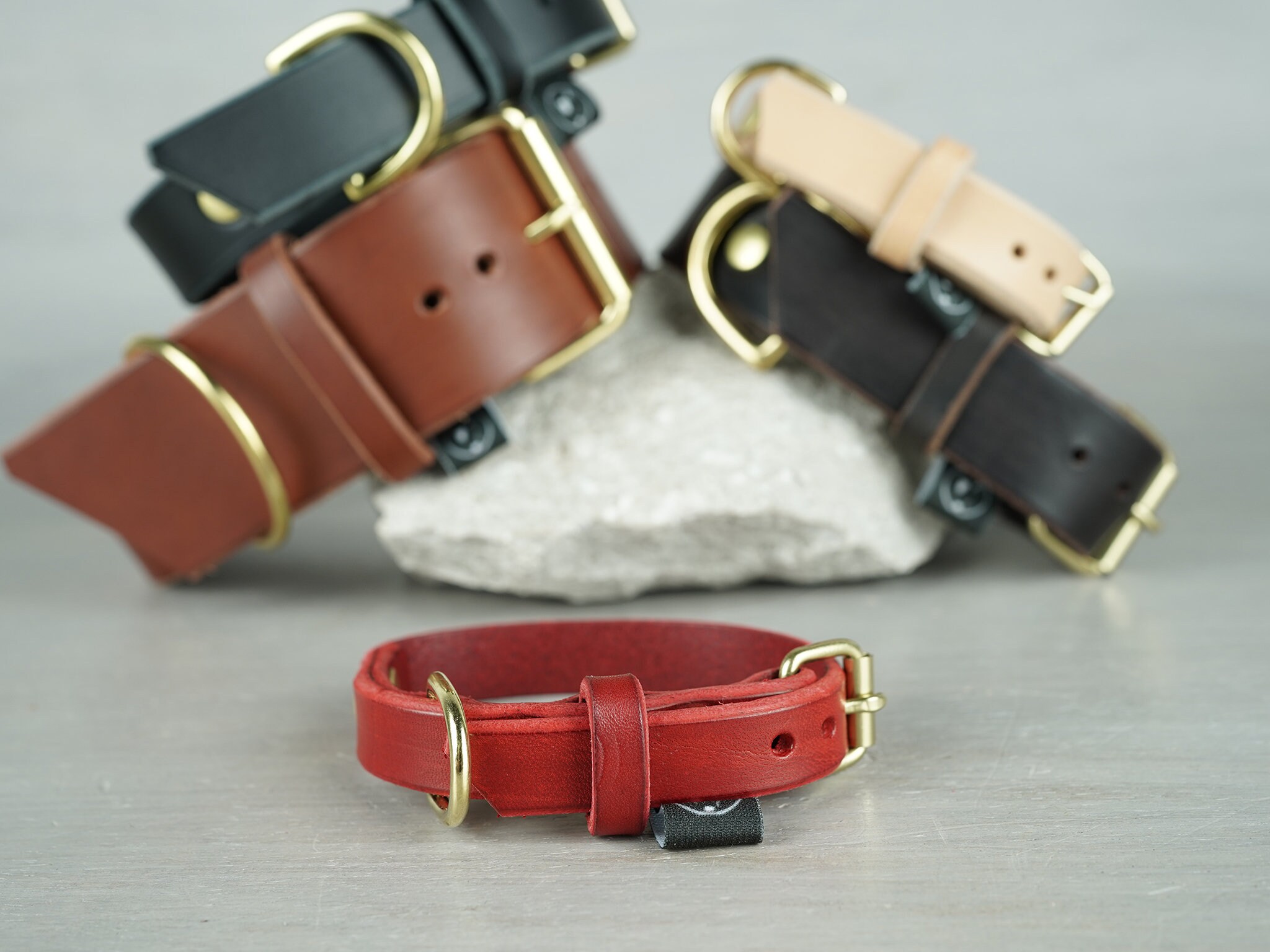 brass dog collar hardware