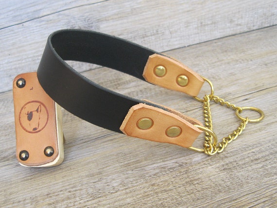 Half-Choke Dog Collar Martingale Dog Collar in Prime White Leather and Solid Brass Hardware Slip-On Collar YupCollars Made in Italy Half-Choke Dog Collar Martingale Dog Collar in Prime White Leather and Solid Brass Hardware Slip-On Collar YupCollars Made in Italy
