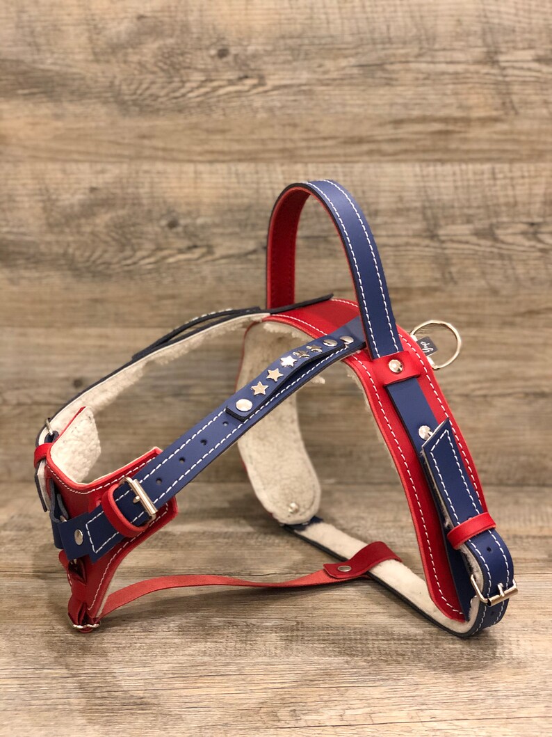 Y Front Service Dog Harness Stars and Stripes Edition Full Etsy