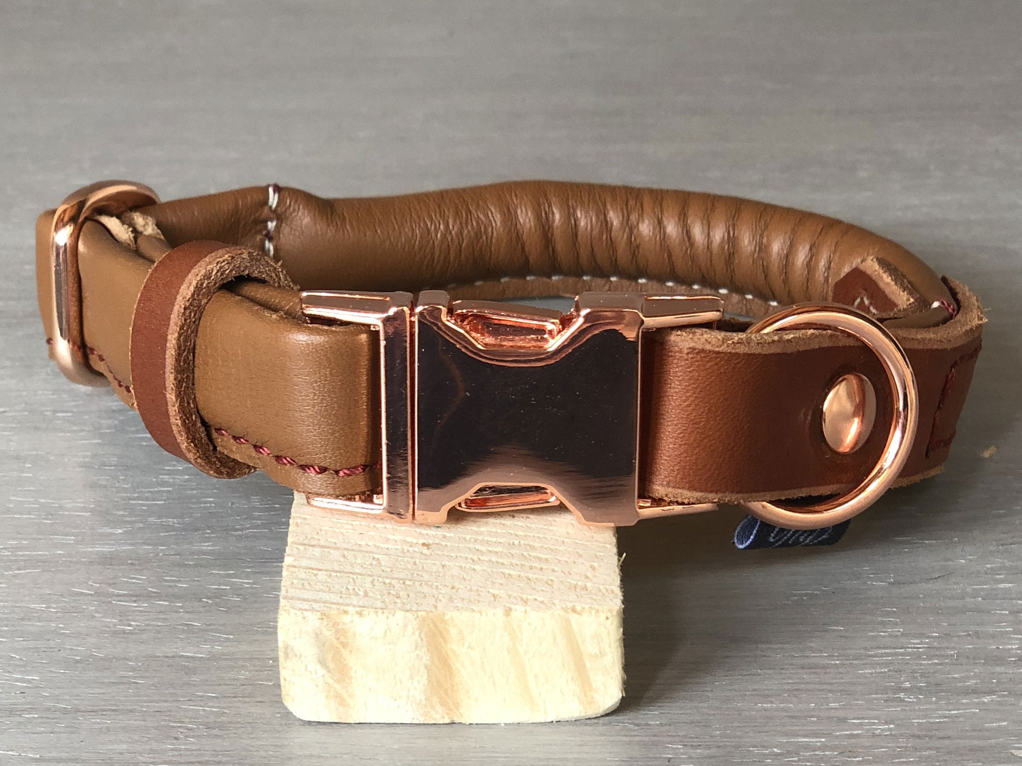 Kangaroo Leather Double Lanyard  Chocolate-Tan - Front Range Gun Dog