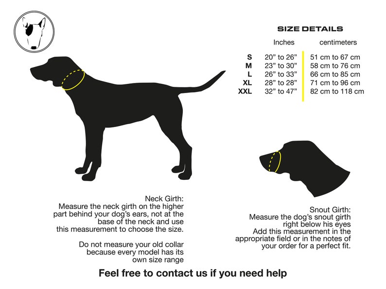 Black Padded Leather Dog Gentle Leader With Martingale Chain Etsy