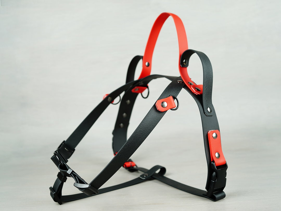 Waterproof Working Dog Harness, Y Front Harness, Fixed Semi Rigid