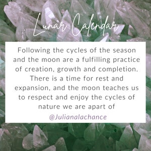 Dark Forest Lunar Calendar Lunar Calendar 2024 Lunar Phase - Etsy Canada