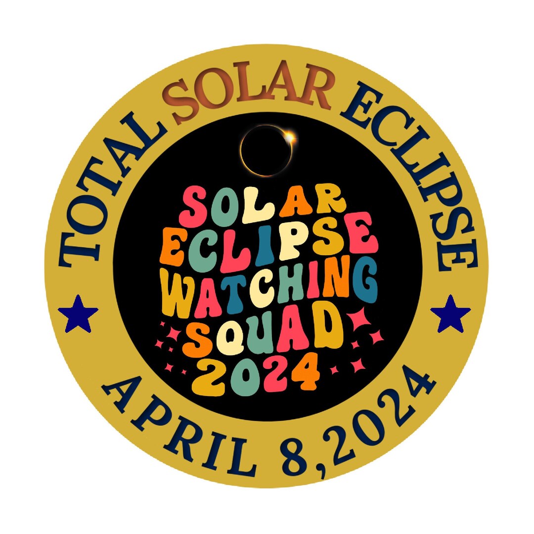 Total Solar Eclipse 2024, April 8 2024 SVG, Path of Totality Design