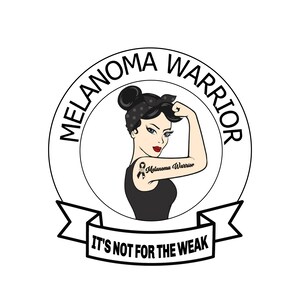 Melanom Cancer warrior PNG, SVG-Design-Datei, Cricut Printable Sofortiger digitaler Download Psd Jpg, Melanom Cancer Awareness Month