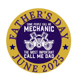 Festa del papà giugno 2025 "Padre meccanico", file di progettazione SVG, file digitale stampabile Cricut PNG Jpg, involucro per bicchiere dritto da 20 oz