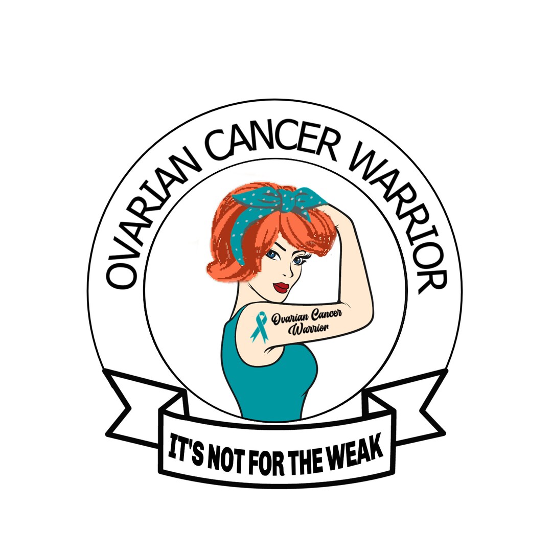 Ovarian Cancer Warrior PNG, SVG Design File, Cricut Printable Instant ...
