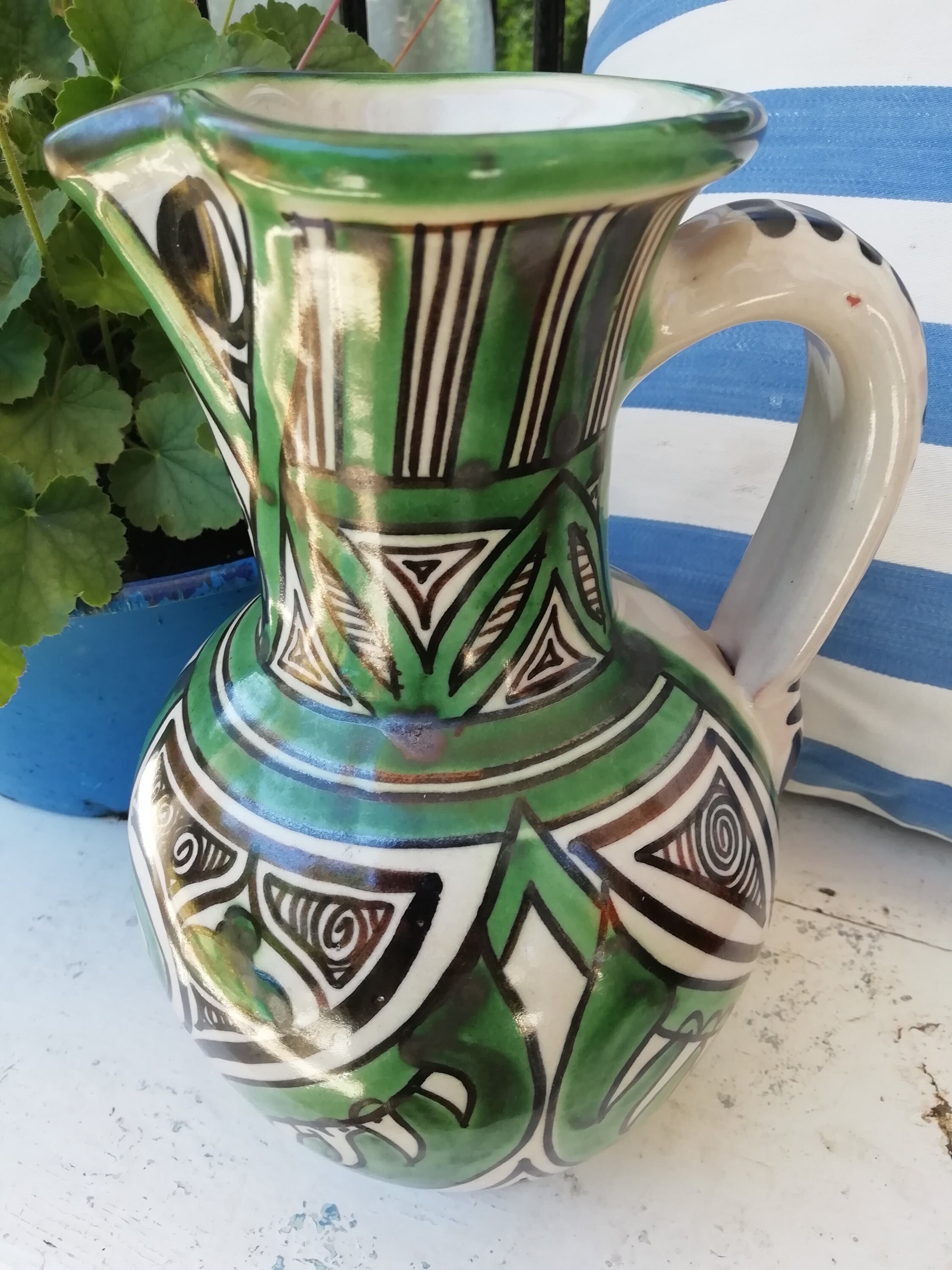 Traditional Spanish pottery. Domingo Punter. Jarre Etsy