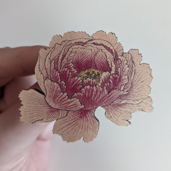 Peony Card - Etsy UK