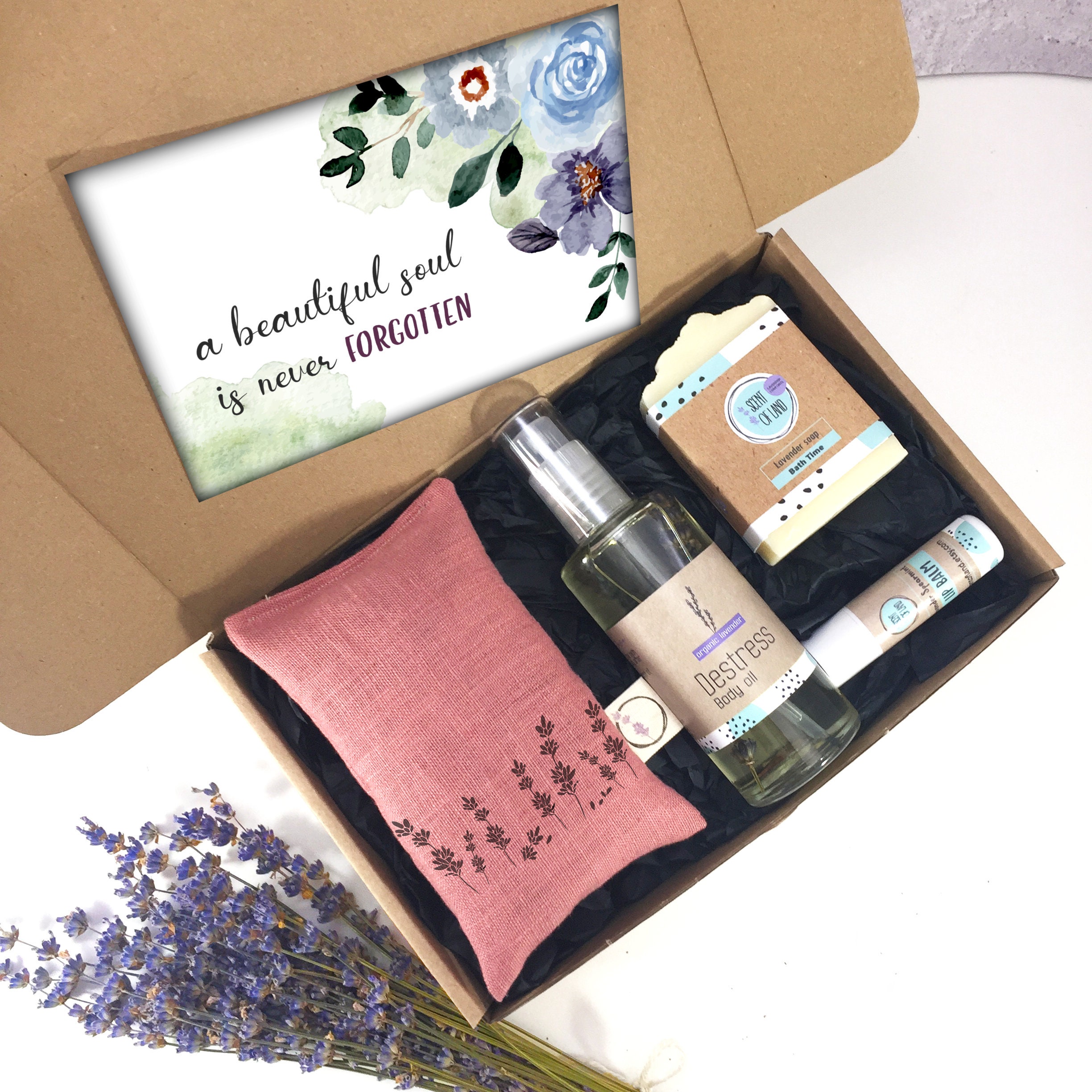 Condolence gift Sympathy gift box Anxiety relief gift Etsy