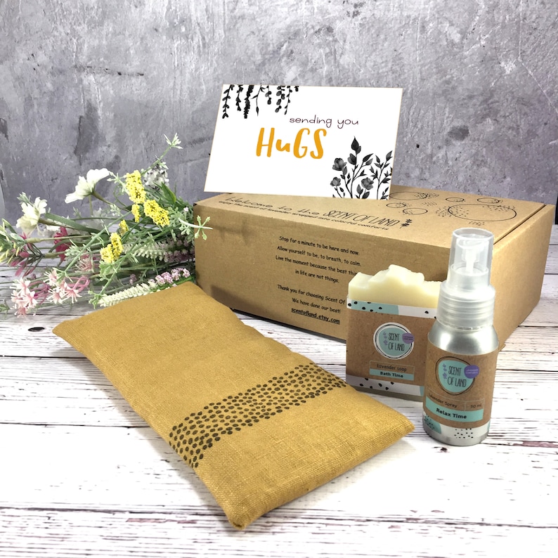 Grief care package Sympathy gift box Sending you Hugs care