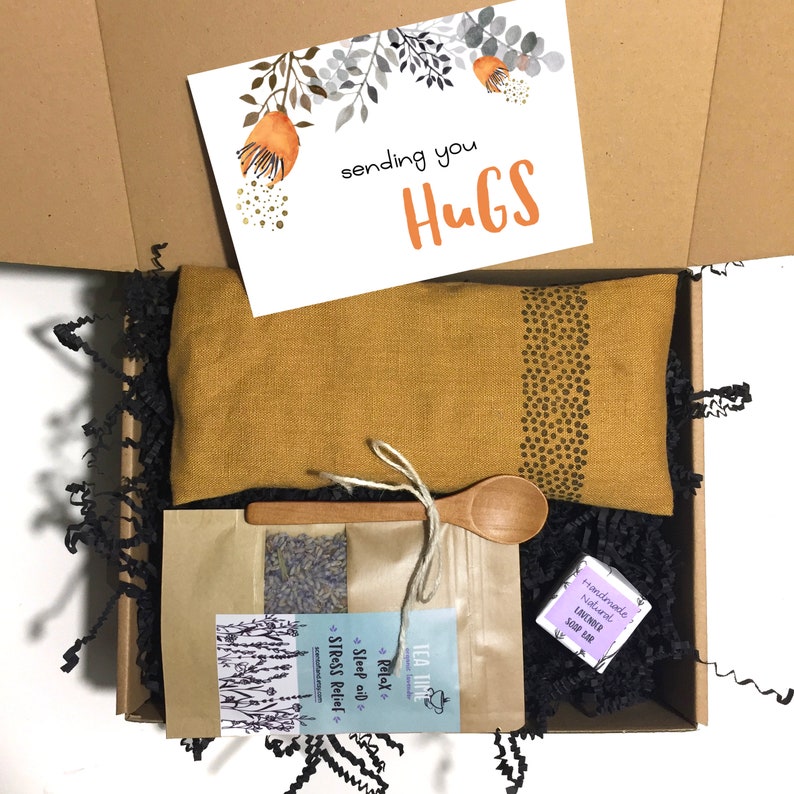 Hugs in a box Sending hugs gift set Send sympathy gift box Etsy