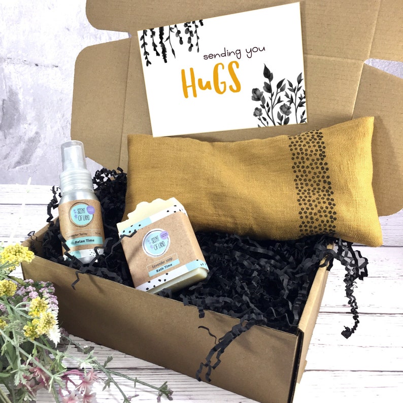 Grief care package Sympathy gift box Sending you Hugs care Etsy