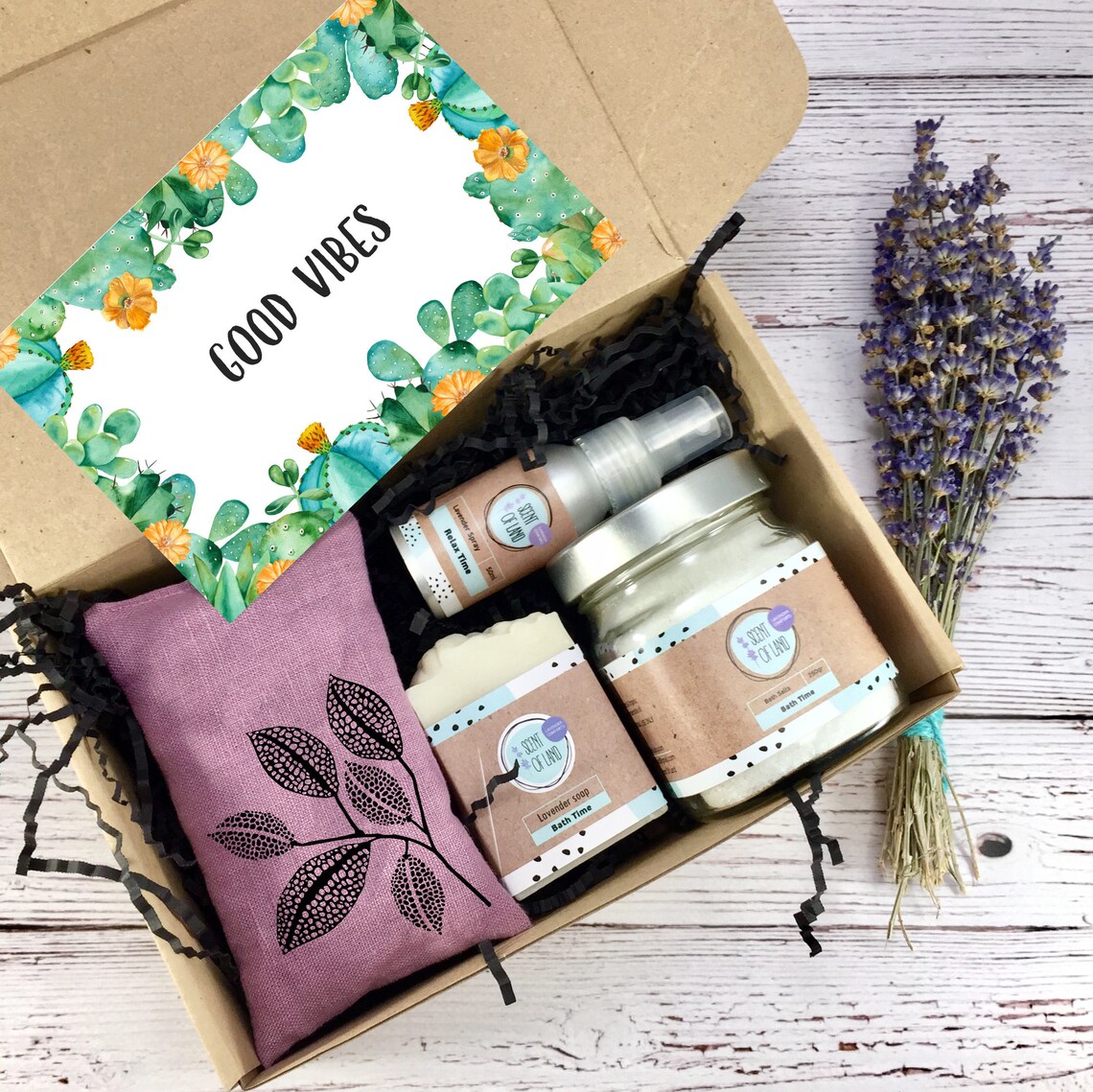 Stress Relief Gift Box Anxiety Relief Gift Set Relaxation Etsy