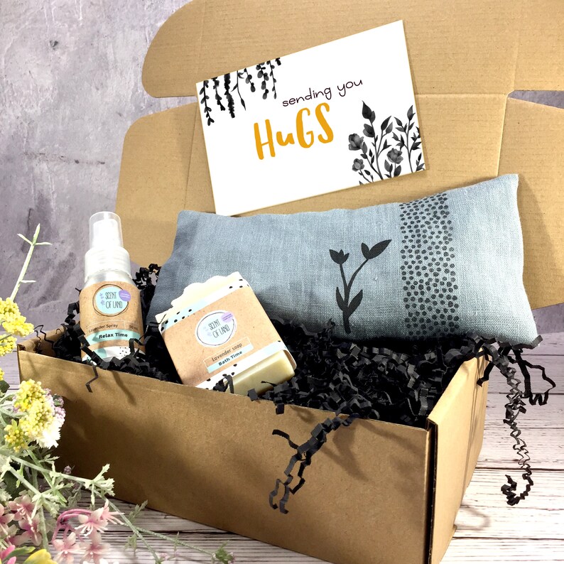 Grief care package Sympathy gift box Sending you Hugs care Etsy