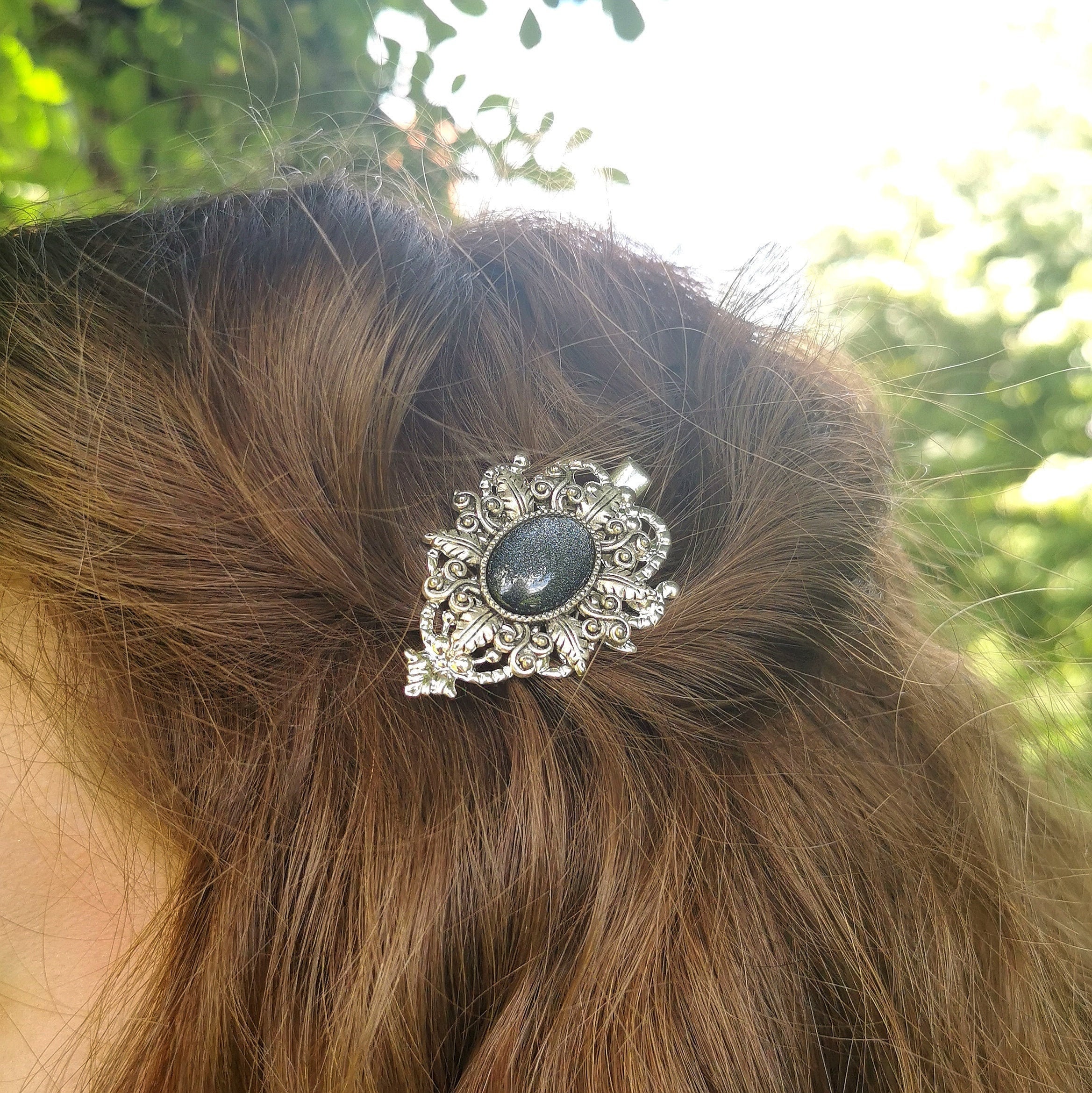 Diament Jewelry Vintage Hair Clips - Nancy