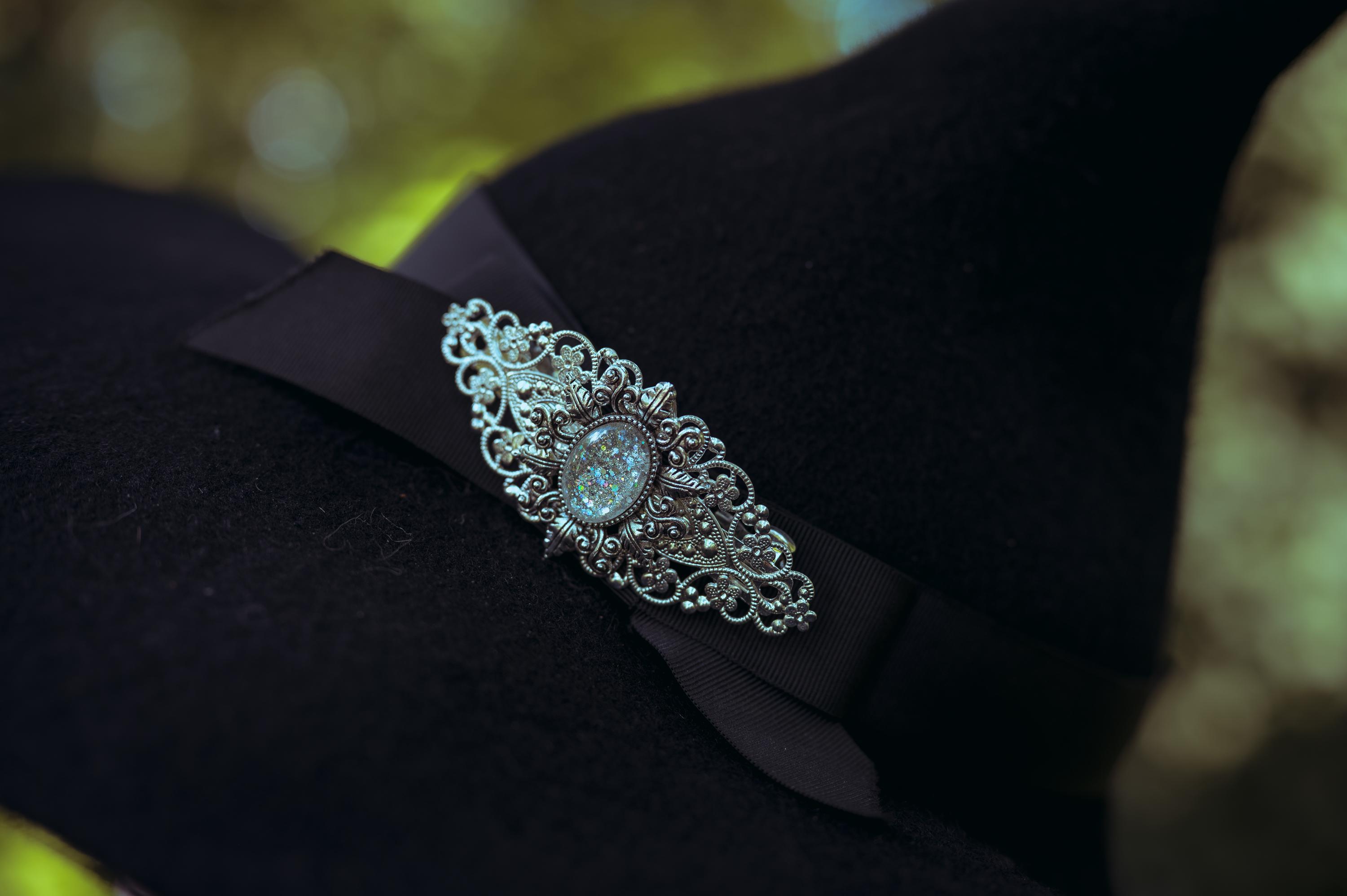 Very Rare Elegant Victorian style Freirich Jewelry Hair Clip Victorian Style Hair Jewelry - Etsy main image 3