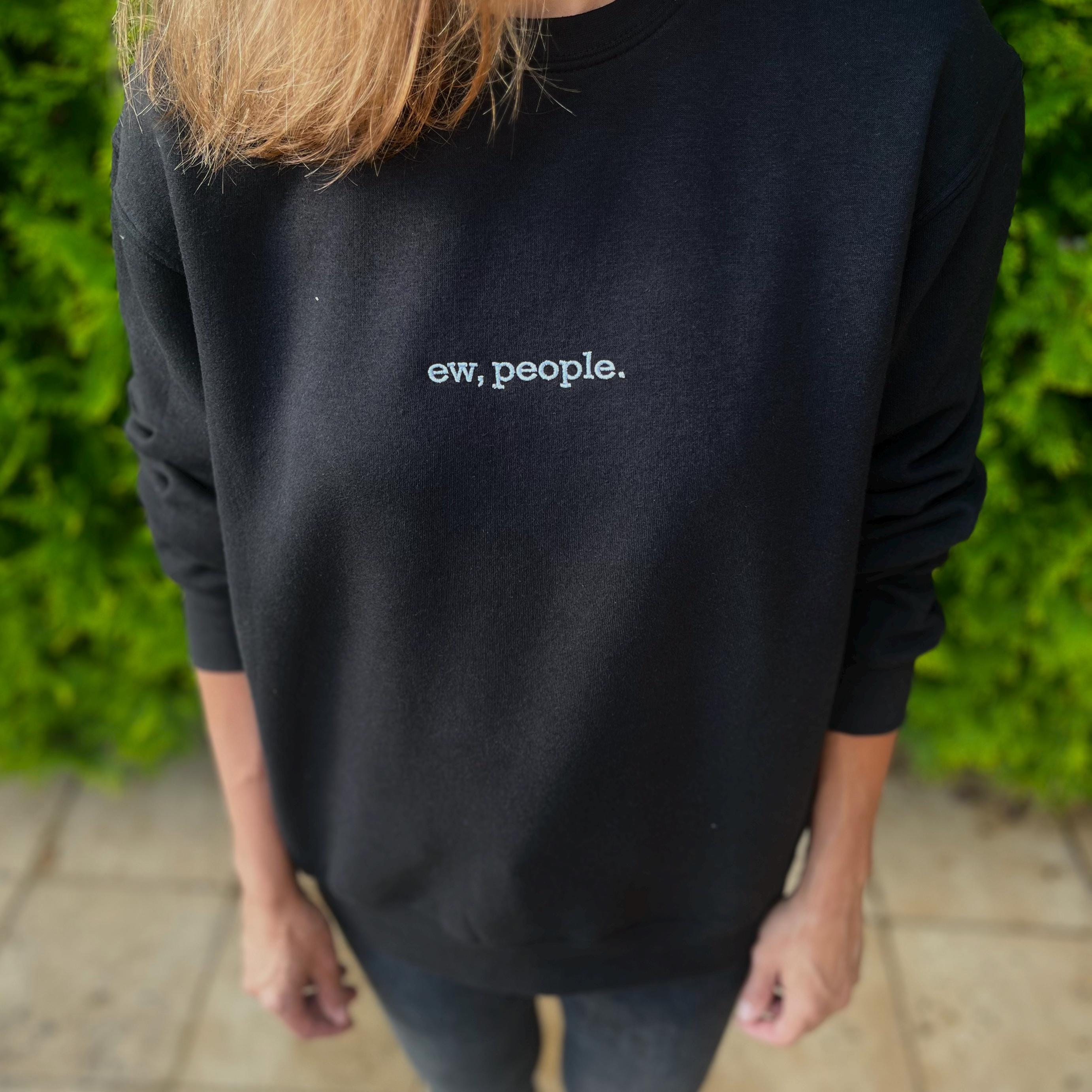 Sweat à Capuche "JE SUIS ALLERGIQUE AUX GENS" - Humour Antisocial, Confortable, Coupé Classique - 241 G