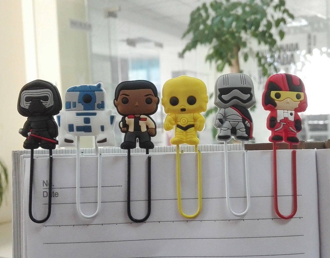 Yoda Paper Clip Star Wars Paper Clips Sweet Birthday Gift for Kids