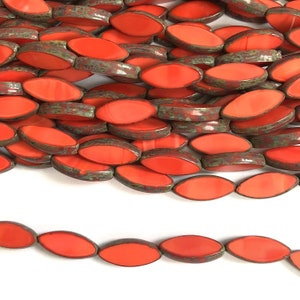 Orange Travertine 18mm Table Cut Oval