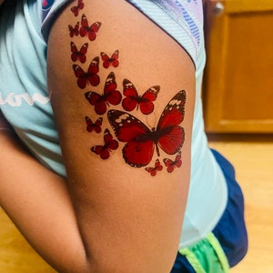Custom designed temporary tattoos for weddings, parties, special events.