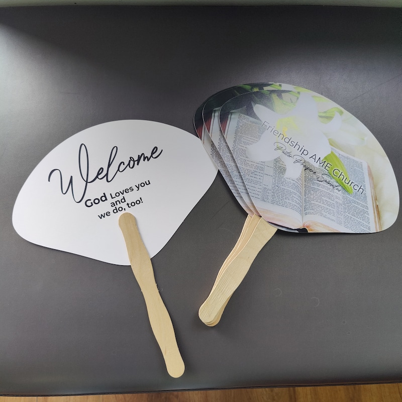 Personalized Church Fans - Etsy