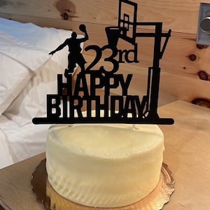 23. Geburtstag Jordanien SVG für Cake Topper