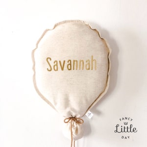 Palloncini da parete per feste: palloncini in tessuto da decorare. NOME personalizzato e palloncino in lino riutilizzabile. Compleanno dei bambini