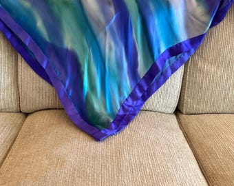 Océano azul púrpura