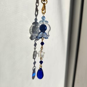 Dark Blue Jellyfish Phone Charm Ocean Phone Charms Kawaii Phone Charm Jellyfish Charms Blue Jellyfish Phone Accessories Gift Idea Dust Plug