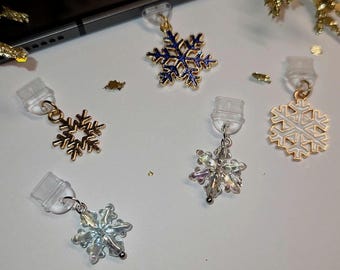 Kindle Dust Charms Christmas Kindle Charms Snowflake Kindle Charms Kindle Assesories Cute Kindle Charms Stocking Stuffers Gift Ideas Kawaii
