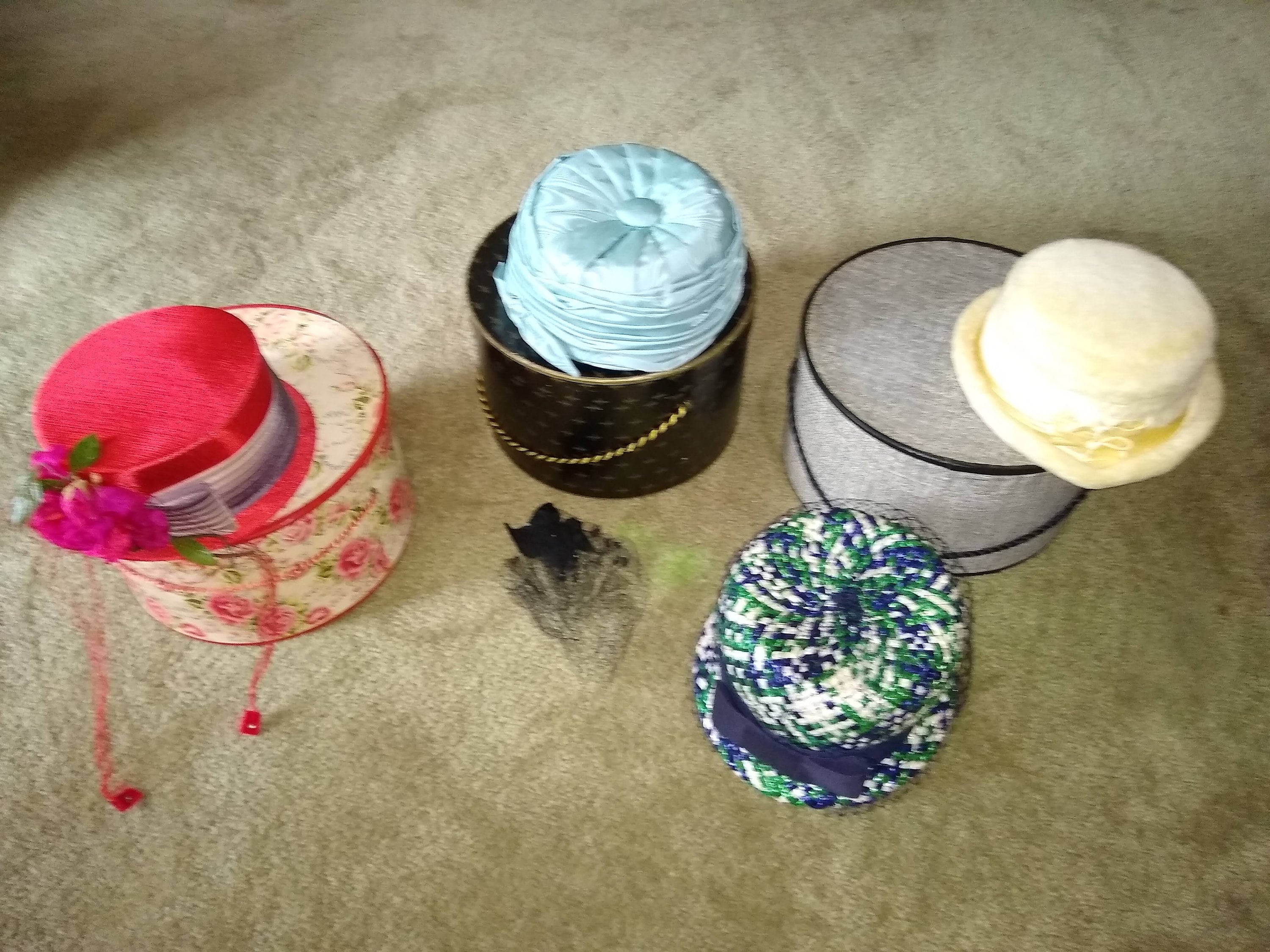 Vintage Women's Hats and Hat Boxes Etsy