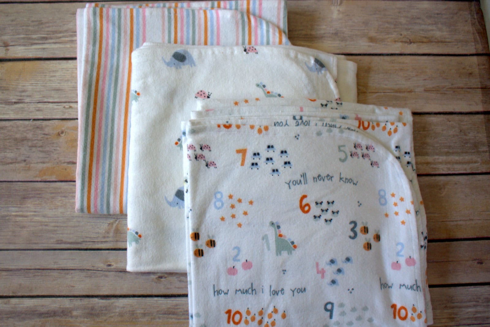 Receiving Blanket/swaddling Blanket/cotton Flannel/burp Clothsdusty